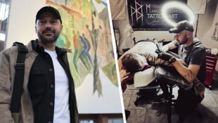 Der virtuelle Geschichte-Erzähler Markus Bergmeister kam für seinen „Krone“-Besuch mit dem Zug ...