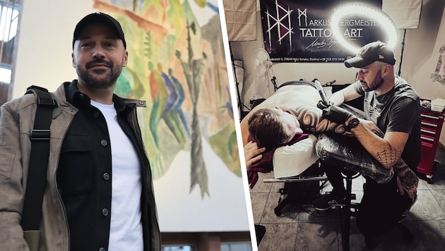 Der virtuelle Geschichte-Erzähler Markus Bergmeister kam für seinen „Krone“-Besuch mit dem Zug ...