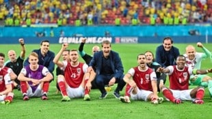 Mit Österreich jubelte Franco Foda 2021 über den Einzug ins EM-Achtelfinale. 
