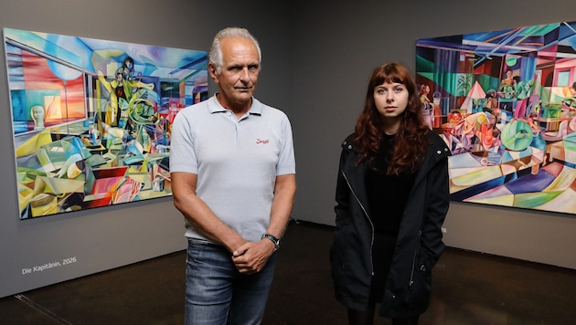 Günther Holler-Schuster hat die Ausstellung von Anja Korherr im Studio der Grazer Neuen Galerie ...