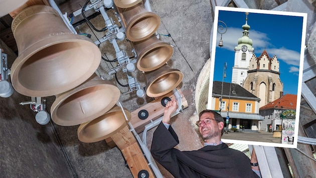 Zweimal täglich wird das neue Glockenspiel ab Oktober zu hören sein. Jede Woche werden zwei neue ...