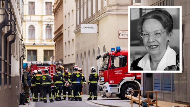 Die vermisste 85-jährige Inge Troch wurde nach dem Hauseinsturz in der Wiener Innenstadt tot ...