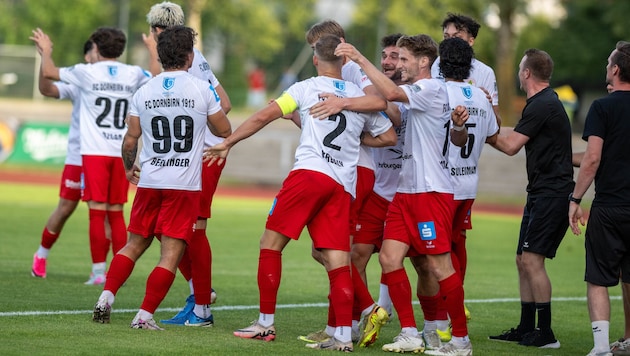 Der FC Dornbirn reitet in dieser Saison bisher auf der Siegeswelle.