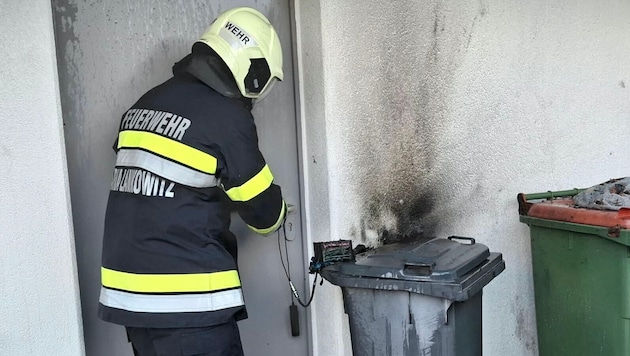 Der Akku-Brand sorgte zum Glück für keinen großen Schaden.