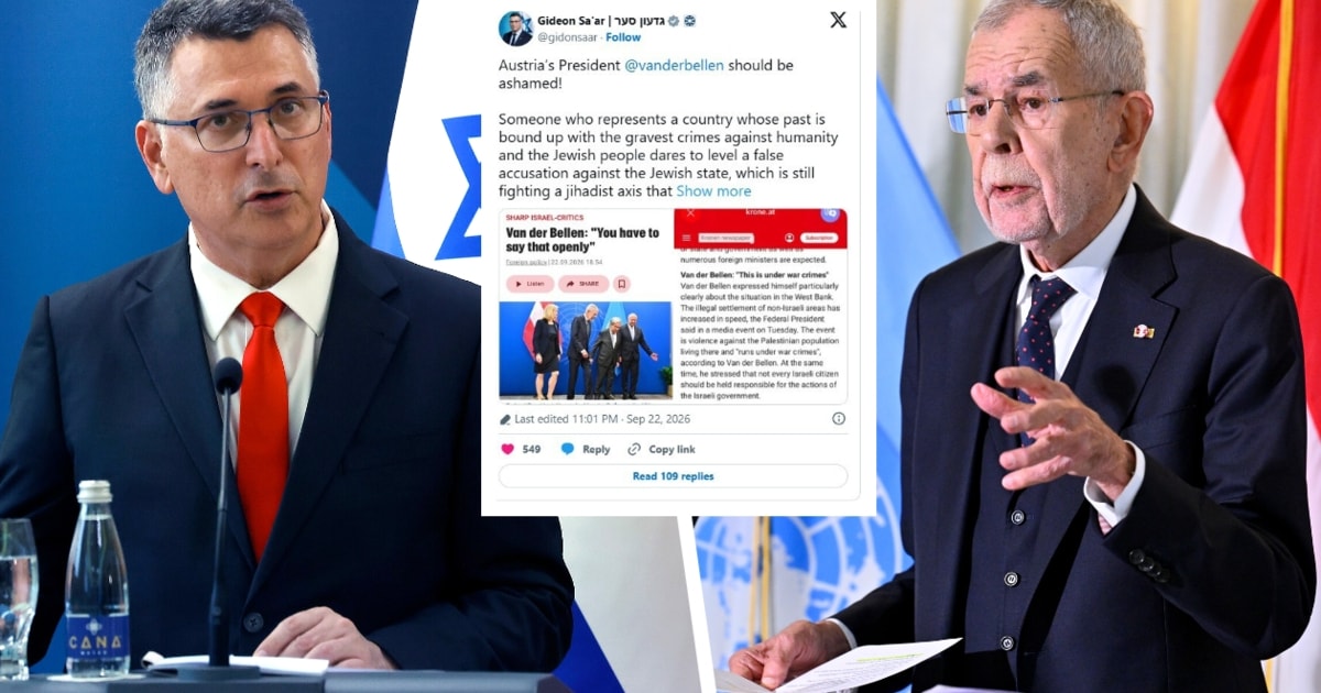 „Kriegsverbrechen“: Van der Bellen brach ein Tabu