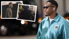 David Alaba kam spät Abends in Udine an.
