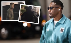 David Alaba kam spät Abends in Udine an.