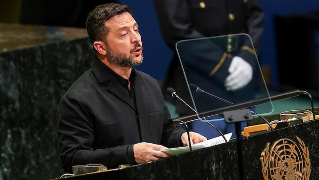 Präsident Wolodymyr Selenskyj warnte eine Reihe von Ländern vor einer russischen Bedrohung.