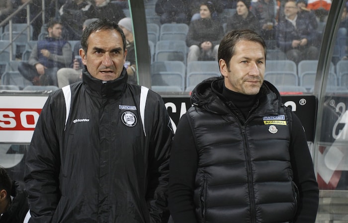 Thomas Kristl (l.) und Franco Foda (r.) arbeiteten bereits bei Sturm zusammen.