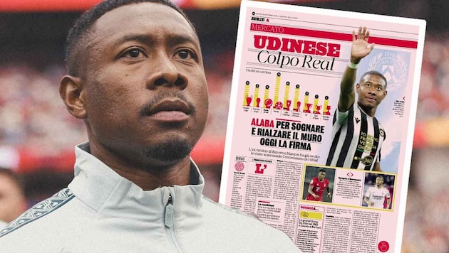 David Alaba setzt seine Karriere in der italienischen Serie A fort.