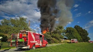Großeinsatz am Mittwochabend im steirischen Hirsndorf, die Arbeiten dauern noch an.
