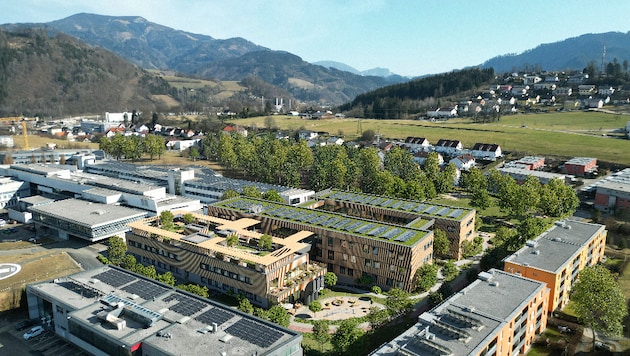 Neue Perspektiven: Am LKH Hochsteiermark in Bruck entsteht bis 2027 eine neue Psychiatrie für ...