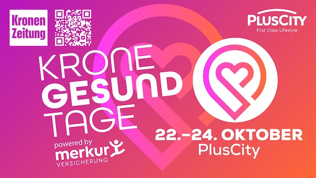 Eintritt frei bei den interaktiven „Krone“-Gesund-Tagen in der PlusCity.