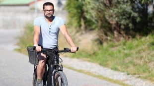 Nicht mehr als vier Kilometer schaffte Stefan Gunz am Beginn der Therapie mit dem Fahrrad. 
