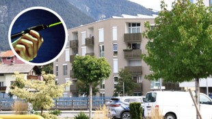 Gezielte Laserangriffe gibt es auf eine Wohnung in dem Neubau in Telfs.