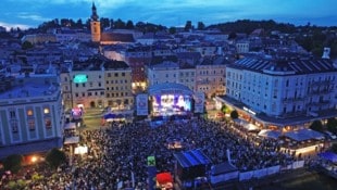 Seit 2011 verwandelte sich der Gmundner Rathausplatz bei „Gmunden rockt“ in eine riesige ...