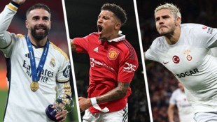 Dani Carvajal, Jadon Sancho und Mauro Icardi sind nur drei der weiterhin vertragslosen Stars …