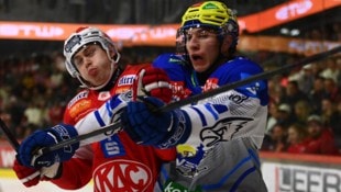 Im Derby ließen die Spieler beider Klubs alles auf dem Eis – am Ende siegte der KAC 6:1.