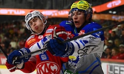 Im Derby ließen die Spieler beider Klubs alles auf dem Eis – am Ende siegte der KAC 6:1.