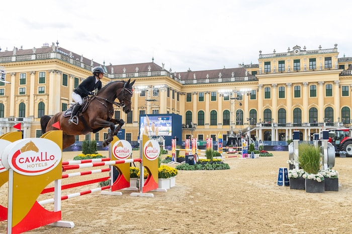 In Schönbrunn macht aktuell die Global Champions Tour Station.