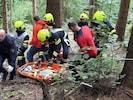 Die Rettung des 67-Jährigen war herausfordernd.