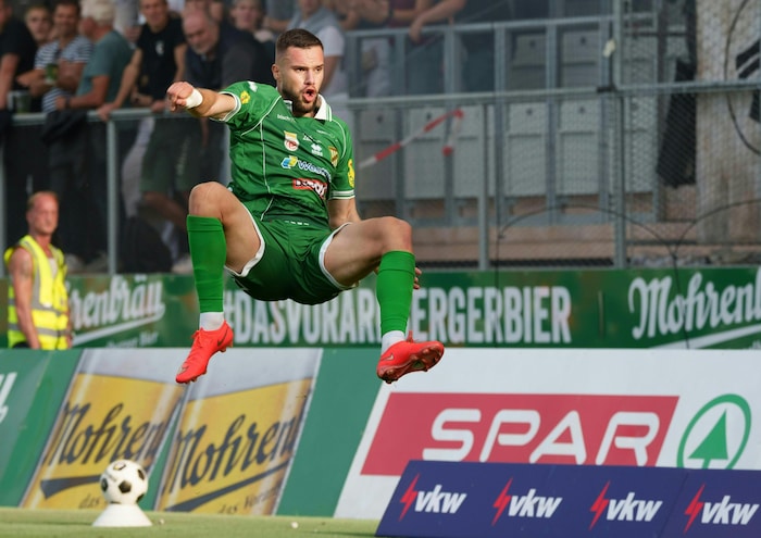 Drei Tore gingen auf das Konto von St. Gallen-Leihspieler Antonio Verinac.