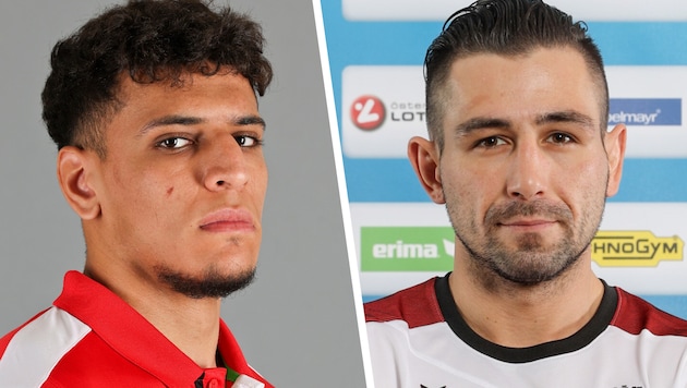 Michael Derouiche und Ahmed Hagag