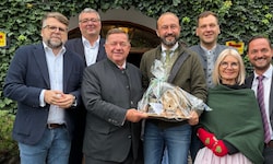 Hannes Schwarz, Jörg Leichtfried, Werner Amon, Max Lercher, Philip Kucher, Bundesrätin Gabriele ...