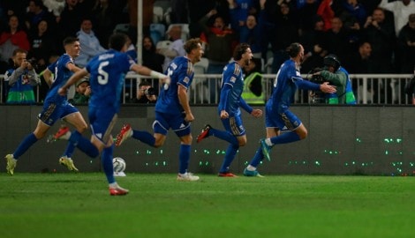 Kosovo jubelte über den 1:0-Sieg gegen Irland.