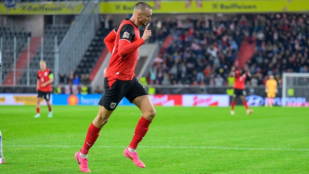Sasa Kalajdzic sorgte mit seinem Tor für einen Rangnick-Meilenstein.