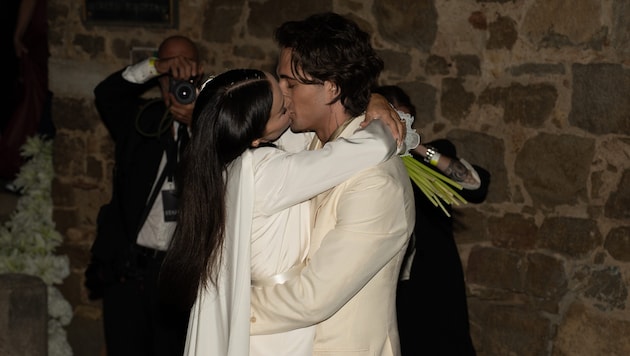„Grande Amore“! Dove Cameron und Damiano David haben in Montalcino in der Toskana geheiratet.