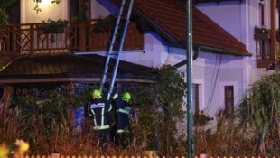Von diesem Balkon retteten die Floriani zwei junge Frauen