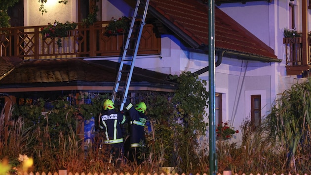 Von diesem Balkon retteten die Floriani zwei junge Frauen