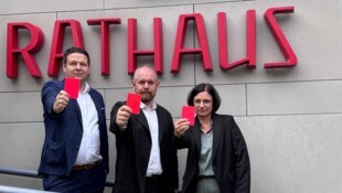 Philipp Kreinbucher-Tyler , Simon Vetter und Ruth Lukesch (v.l.).