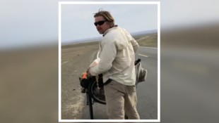 Karl Bushby ist auf seiner Weltumwanderung auf eine fatale Hürde gestoßen.