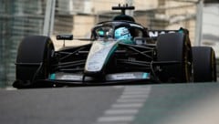 George Russell hat sich in Baku die Poleposition geschnappt.
