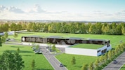 Das neue Trainingszentrum von Sturm ist vor der Fertigstellung.