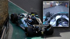 Kimi Antonelli machte im Q1 in Baku seinen Boliden kaputt.