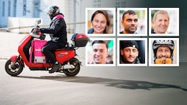 Die meisten Essensboten sind freie Dienstnehmer, ihr kreativer Fahrstil sorgt auch für Kritik.