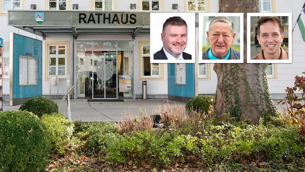 Hermann Weiszbart (li.) ist Ramharters Wunschnachfolger, Vizebürgermeister Christian Pajer ...