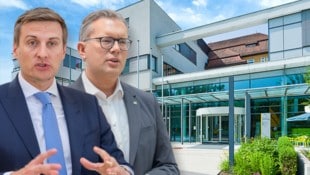 Sven Hergovich (li.) geriet auch bei Abstimmung über das Spital Waidhfoen an der Ybbs ins Visier ...