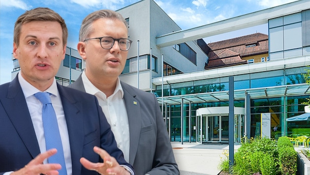 Sven Hergovich (li.) geriet auch bei Abstimmung über das Spital Waidhfoen an der Ybbs ins Visier ...