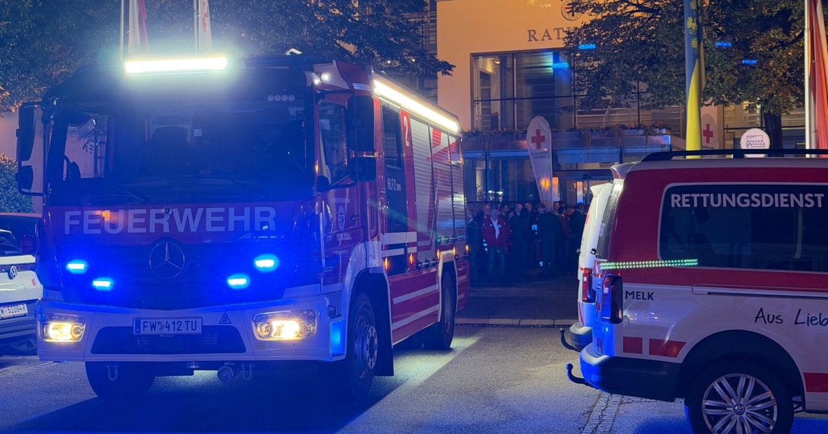 Rotkreuz-Spitze „empfing“ Feuerwehr bei Einsatz