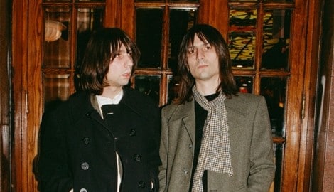 Brian und Michael D‘Addario – die beiden Brüder bilden das Power-Rock-Duo The Lemon Twigs und ...