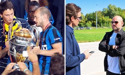 Sneijder mit Arnautovic beim Champions-League-Sieg 2010 – die beiden verstehen sich gut. Und im ...