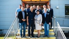 Manuela Khom besuchte das Bezirkspolizeikommando Leibnitz. 