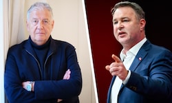 Gerhard Zeiler (li.) fordert den amtierenden SPÖ-Chef Andreas Babler heraus. 