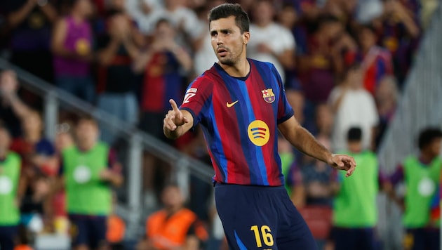 Seit August kickt Rodri für den FC Barcelona.