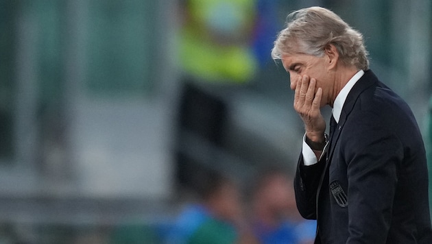 Für Roberto Mancini begann die zweite Amtszeit als Italiens Teamchef mit einer Niederlage.