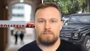 Der gepanzerte Mercedes (re.) von „Most Wanted“ Radoje Zvicer (Bild) ist nun im Polizeibesitz. ...